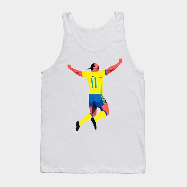 Zlatan Ibrahimovic Tank Top by MrWho Design